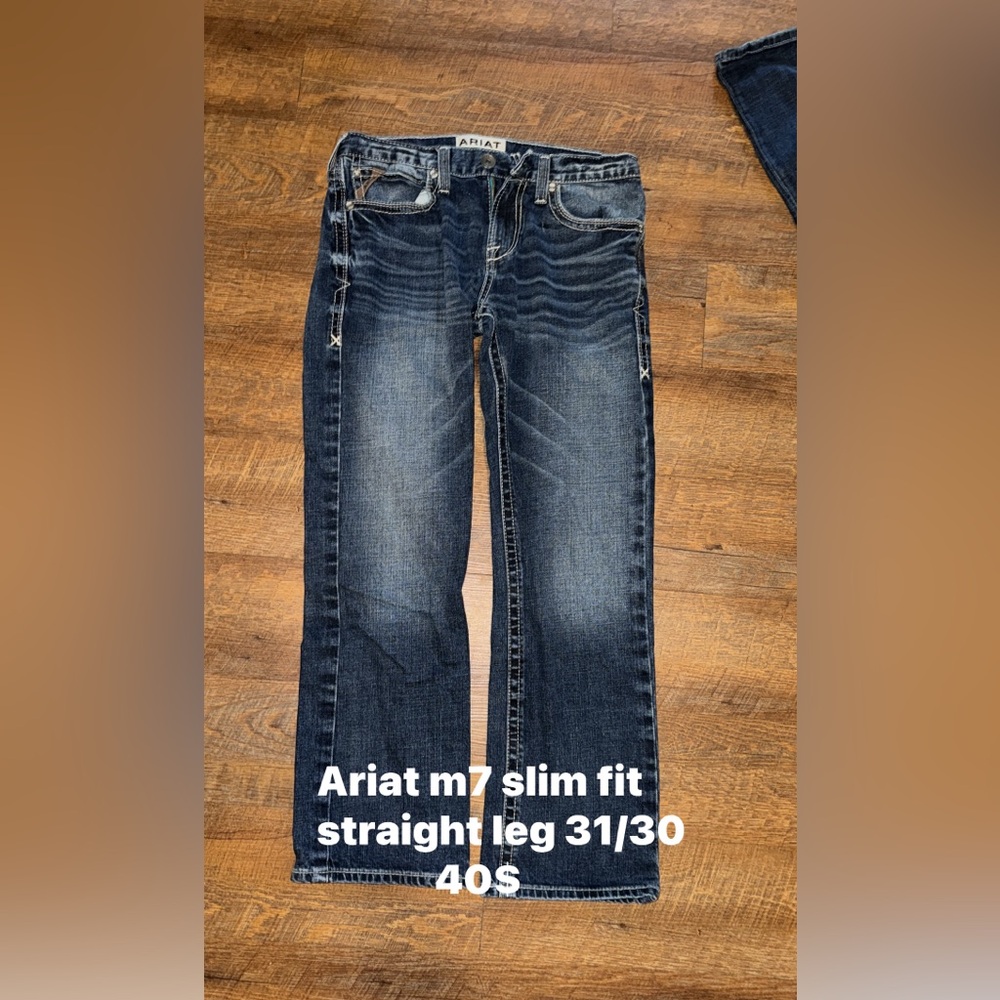 Ariat m7 slim fit straight leg 31/30